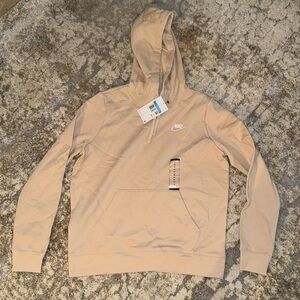 NWT Nike Club Fleece Tan Sweatshirt Size Medium